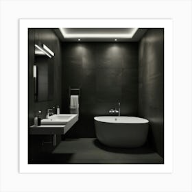 Modern Bathroom 2 Art Print