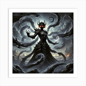 Queen Sorath Shadow Dominion Converted Art Print