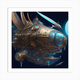 Spaceship Art Print