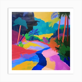 Abstract Travel Collection Guadeloupe 1 Art Print