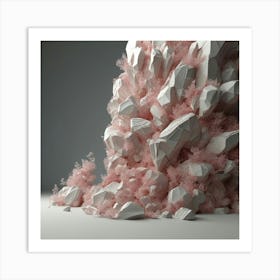 Pink Rocks Art Print