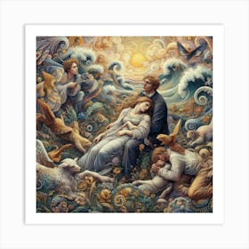 Love Of Angels Art Print