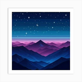 Mountain Landscape 2 Art Print