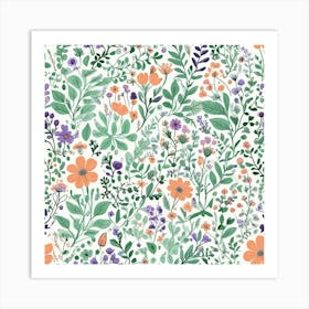 Floral Pattern Art Print