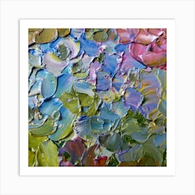 Abstract Flower Painting Art Print