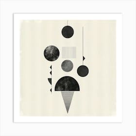 Creatai 24830 A Minimalist Illustration Featuring An Abstract 2c420407 1469 4a92 B069 49c49ffdf583 2 Art Print