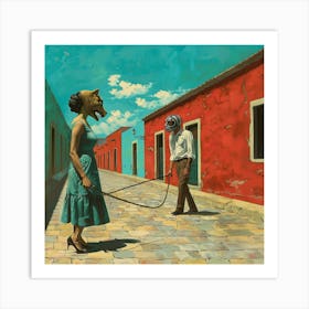 Leashed 2 Fy S Art Print