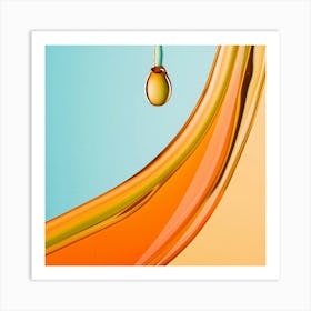 Oil Drop Art Print