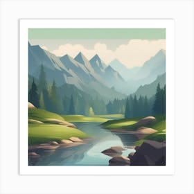 Landscape 1 Art Print