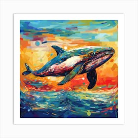 Orca Whale Painting Art Print