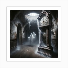 Ghosts In The Clock Room Art Print