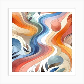 Abstract Background 4 Art Print