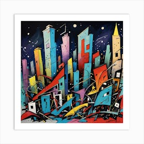 Cityscape 1 Art Print