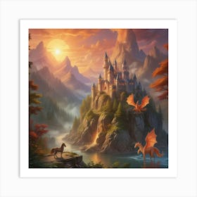 Castle In The Sky 8 Art Print