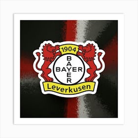 Bayer 04 Leverkusen Logo Wall Art 11 Art Print