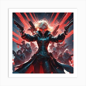 Cover Of A Video Game Art Print