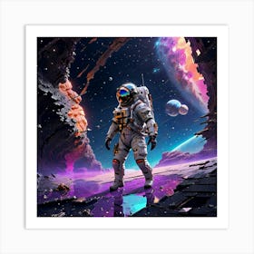 Space Alien Art Print