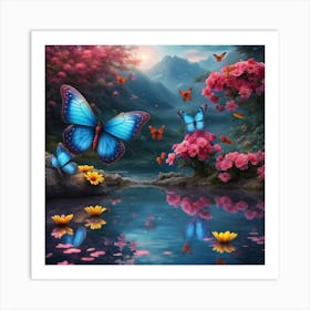 butterfly dream Art Print