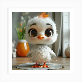 Cute Little Chick 1 Art Print