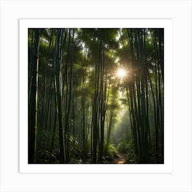 Bamboo Forest Art Print