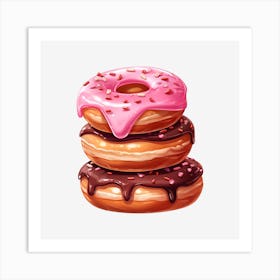 Donuts Art Print