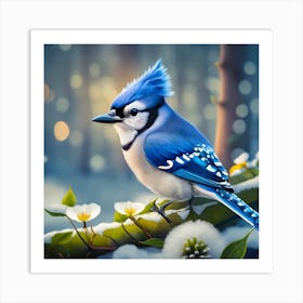 Blue Jay Art Print