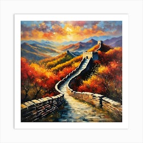 Great Wall of China Art Print