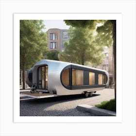 Tiny Home On Wheels Art Print