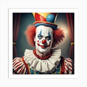 The Clown's Circus Encore Art Print