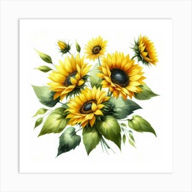 Sunflowers 2 Art Print