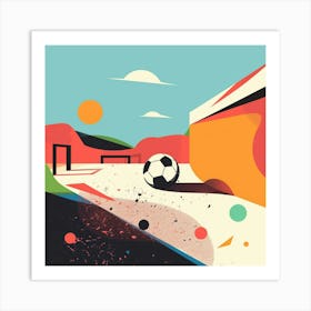 Soccer Ball Art Print