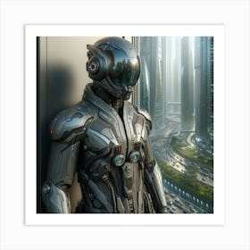 Futuristic Man 56 Art Print