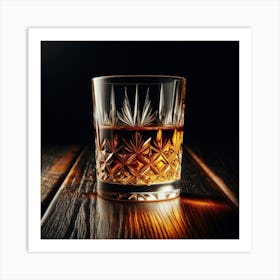 Glass Of Whiskey Art Print