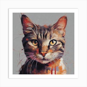 Cat Canvas Print Art Print