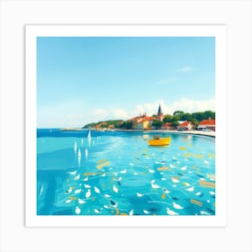 Croatian Seaside Art Print