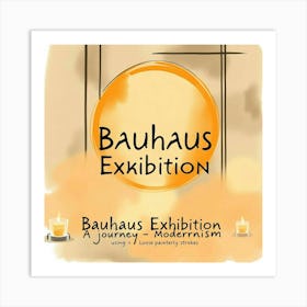 Bauhaus Exhibition Art Print