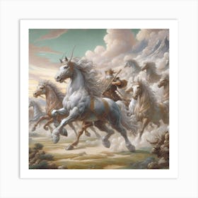 White Horse 1 Art Print