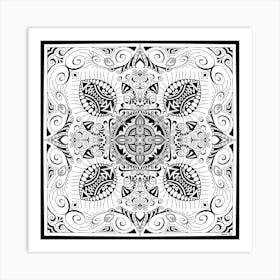 Zentangle Art Print