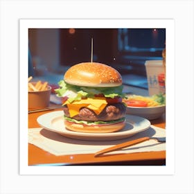 Burger 24 Art Print