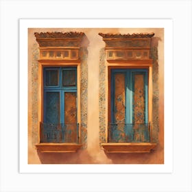 window marrakech In The Style Of Matisse Art Print