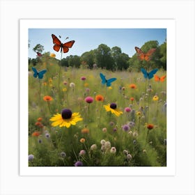 Meadow Melodies. Art Print