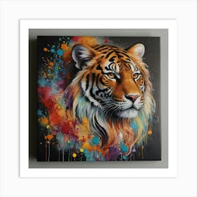 Tiger Painting Art Print