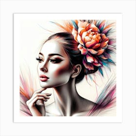 Portrait Artwork 112 Art Print