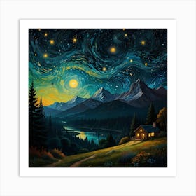 Starry Night 12 Art Print