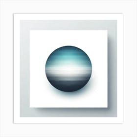 Abstract Sphere 1 Art Print