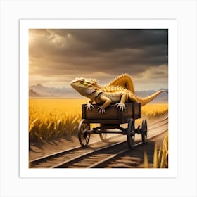 Railroad Dragon Art Print