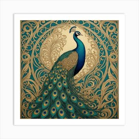 Peacock 41 Art Print