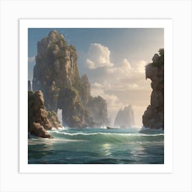 Fantasy sea Art Print