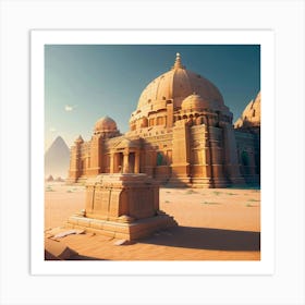 Tombs In The Desert, By Charles Dyson In Year 2024 Art Print