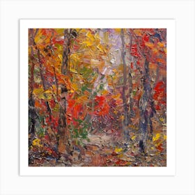 Autumn Forest 17 Art Print